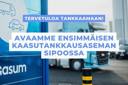 Gasum opens CNG station in one of Finland’s largest logistics hubs Gasum opens CNG station in one of Finland’s largest logistics hubs