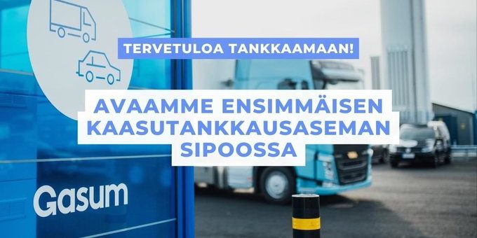 Gasum opens CNG station in one of Finland’s largest logistics hubs Gasum opens CNG station in one of Finland’s largest logistics hubs