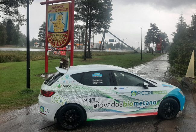 The Bio-CNG European Tour arrives in the North Cape The Bio-CNG European Tour arrives in the North Cape