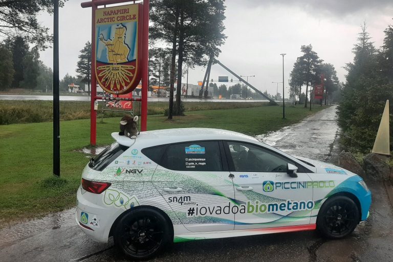 The Bio-CNG European Tour arrives in the North Cape The Bio-CNG European Tour arrives in the North Cape