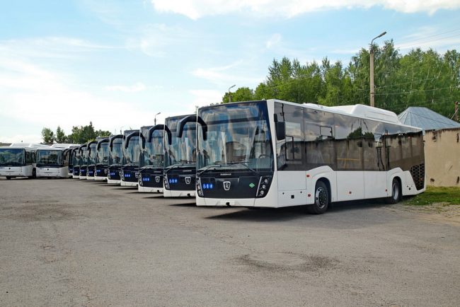KAMAZ delivered second batch of CNG NEFAZ buses to Siberian city KAMAZ delivered second batch of CNG NEFAZ buses to Siberian city