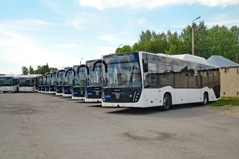 KAMAZ delivered second batch of CNG NEFAZ buses to Siberian city