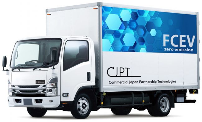 Isuzu, Toyota, Hino and CJPT plan to develop mass-market light-duty H2 fuel cell trucks in Japan Isuzu, Toyota, Hino and CJPT plan to develop mass-market light-duty H2 fuel cell trucks in Japan
