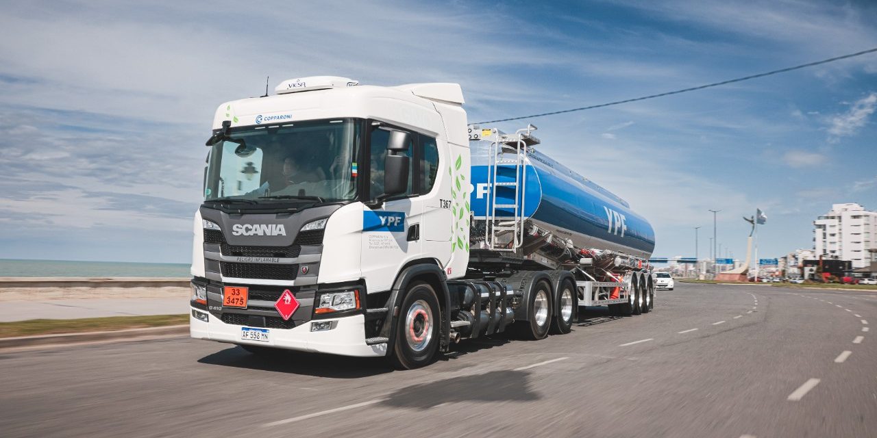 Argentina: YPF will transport fuels with a Scania CNG truck Argentina: YPF will transport fuels with a Scania CNG truck