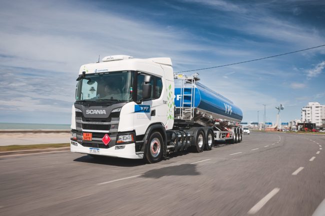 Argentina: YPF will transport fuels with a Scania CNG truck Argentina: YPF will transport fuels with a Scania CNG truck