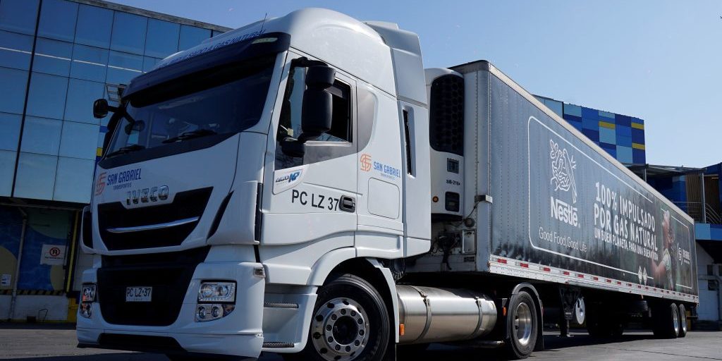 Nestlé Chile launches the largest fleet of LNG trucks in the country Nestlé Chile launches the largest fleet of LNG trucks in the country