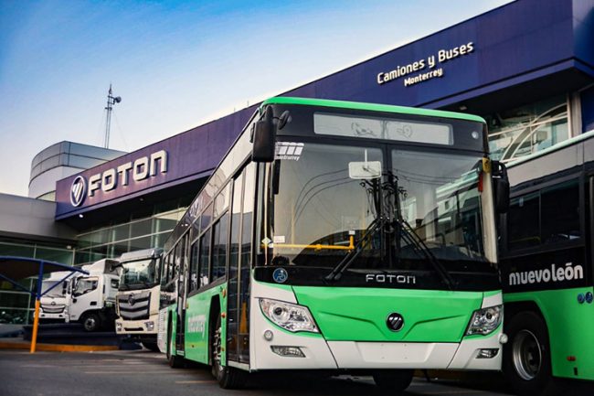 Mexico: new Foton CNG buses join BRT system in Monterrey Mexico: new Foton CNG buses join BRT system in Monterrey