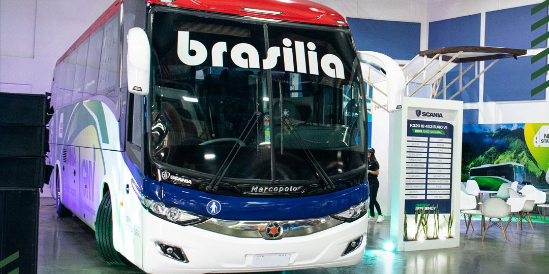 Scania Colombia lanza primer bus intermunicipal 100% a gas natural