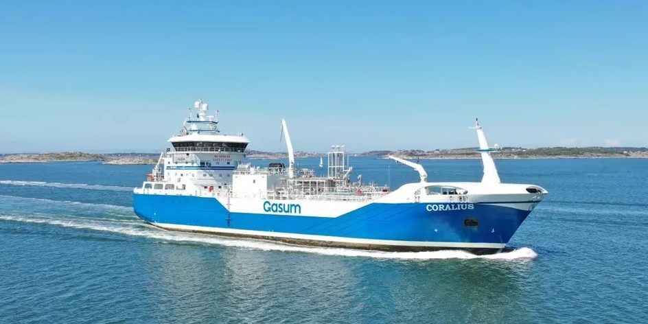 Sweden: Gasum performs 500th LNG bunkering with vessel Coralius Sweden: Gasum performs 500th LNG bunkering with vessel Coralius