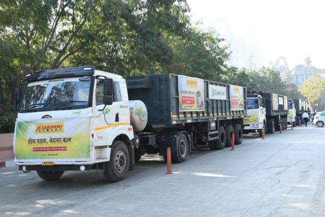 JK Lakshmi Cement becomes India’s first company to deploy LNG trucks JK Lakshmi Cement becomes India’s first company to deploy LNG trucks