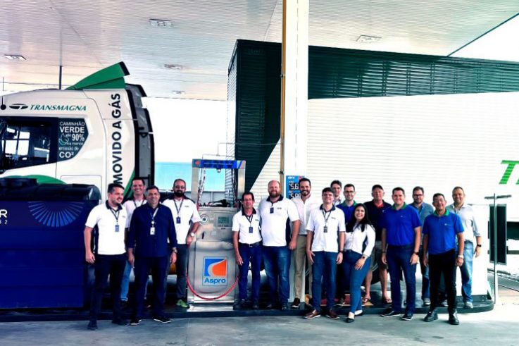 Brazil: the first high-flow natural gas station for trucks opens in Santa Catarina Brazil: the first high-flow natural gas station for trucks opens in Santa Catarina