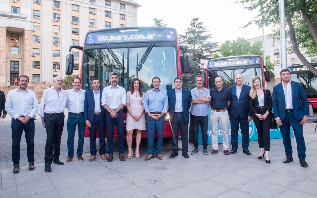 Argentina: presentan 30 autobuses Scania impulsados 100% a GNC en Mendoza Argentina: presentan 30 autobuses Scania impulsados 100% a GNC en Mendoza