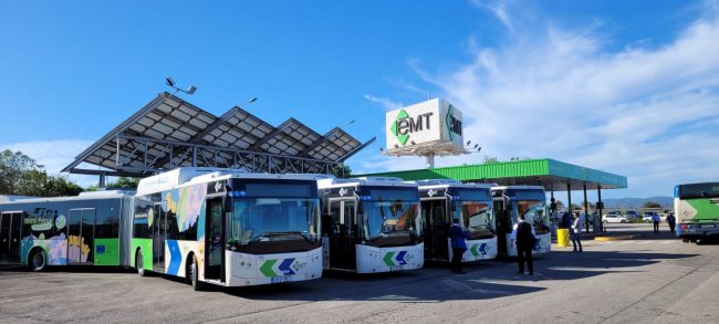 Incorporan los primeros buses de 18 metros a GNC en el transporte público de Palma