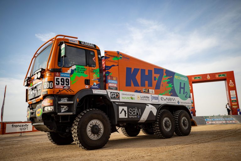 Despite the restrictions, the first hydrogen truck in the Dakar is already in competition Despite the restrictions, the first hydrogen truck in the Dakar is already in competition