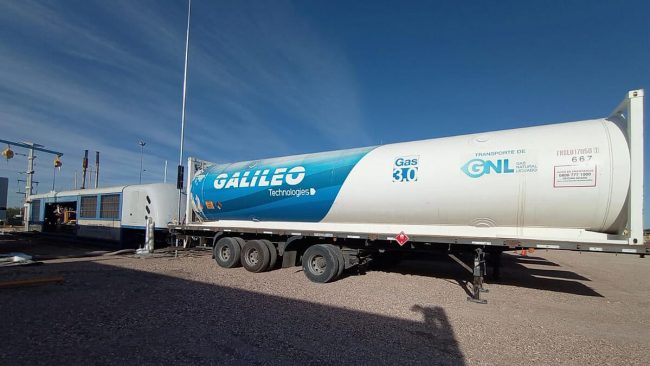 Argentina: Galileo Technologies delivers LNG Virtual Pipeline™ to supply power plant in Mendoza