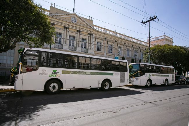 The Autonomous University of the State of Mexico deploys two natural gas buses