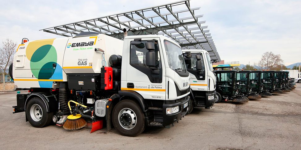 Mallorca municipal company adds two natural gas-powered sweeper trucks