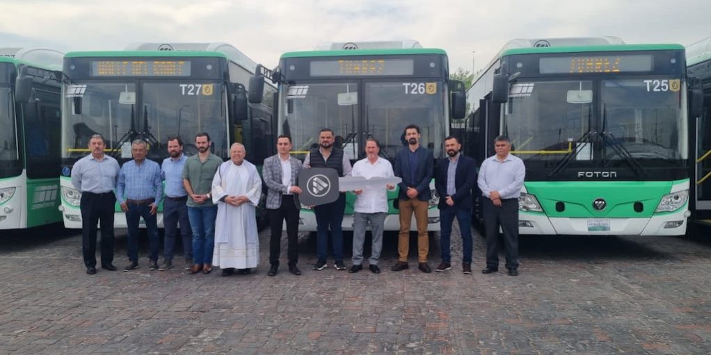 Mexico more than 30 Foton CNG buses join public transport service