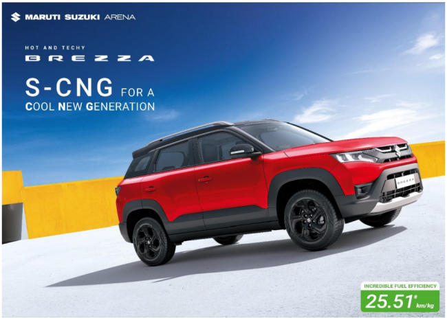 India: Maruti Suzuki expands green mobility vision with new CNG Brezza India: Maruti Suzuki expands green mobility vision with new CNG Brezza