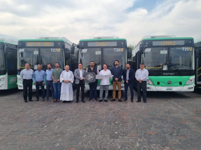 Mexico: more than 30 Foton CNG buses join public transport service in Monterrey