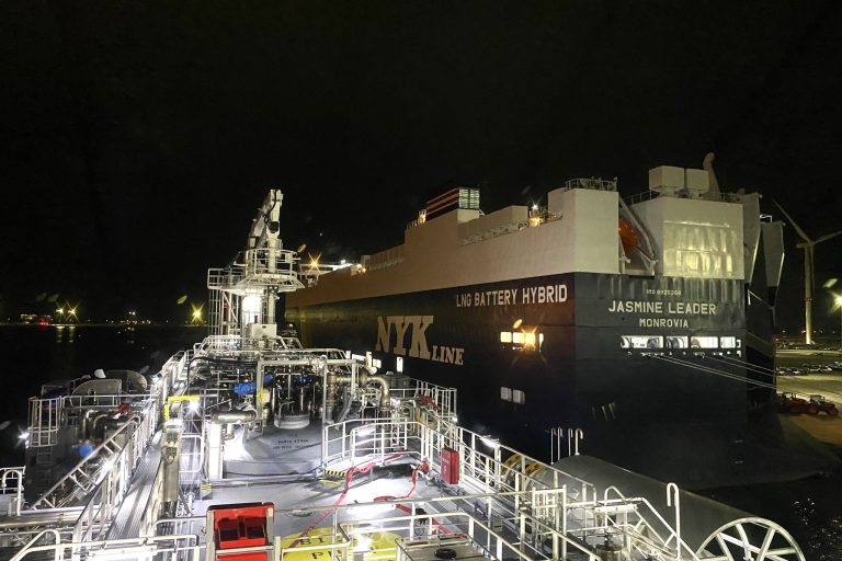 Titan completes first LNG ship-to-ship bunkering operation on a NYK Line’s PCTC Titan completes first LNG ship-to-ship bunkering operation on a NYK Line’s PCTC