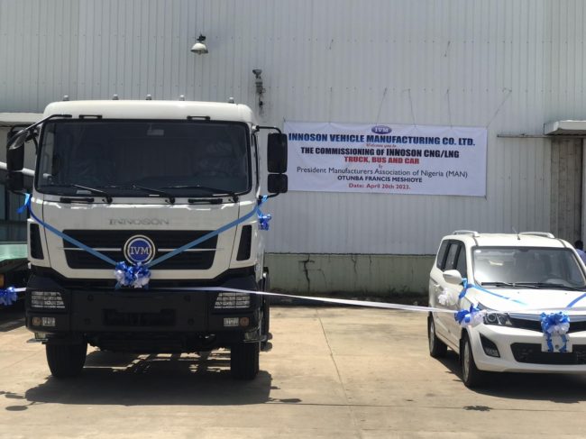 Nigeria: Innoson Vehicle Manufacturing unveils new vehicles powered by natural gas Nigeria: Innoson Vehicle Manufacturing unveils new vehicles powered by natural gas