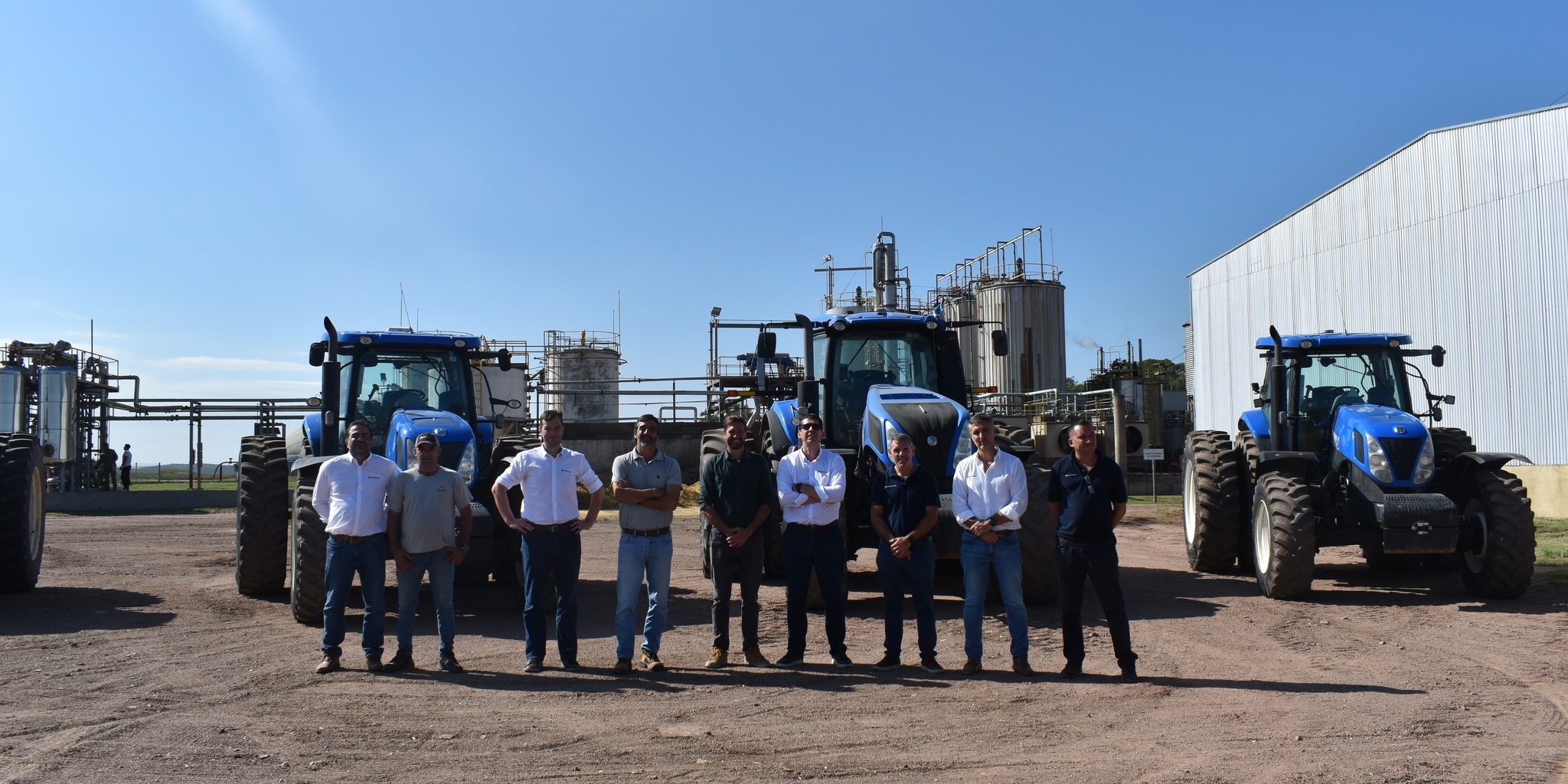 The first New Holland biomethane tractor arrives in Argentina The first New Holland biomethane tractor arrives in Argentina