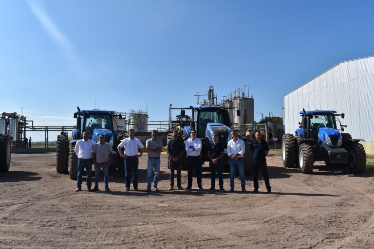 The first New Holland biomethane tractor arrives in Argentina The first New Holland biomethane tractor arrives in Argentina