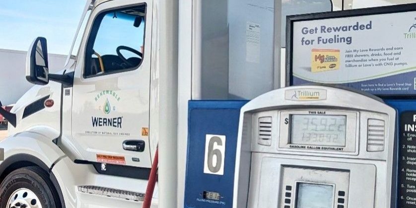 Trillium supplies biomethane to Werner field trials with new Cummins X15N engine Trillium supplies biomethane to Werner field trials with new Cummins X15N engine