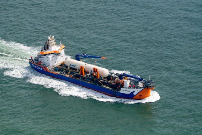 Van Oord’s new LNG-powered sister vessels join forces to protect Dutch coast Van Oord’s new LNG-powered sister vessels join forces to protect Dutch coast
